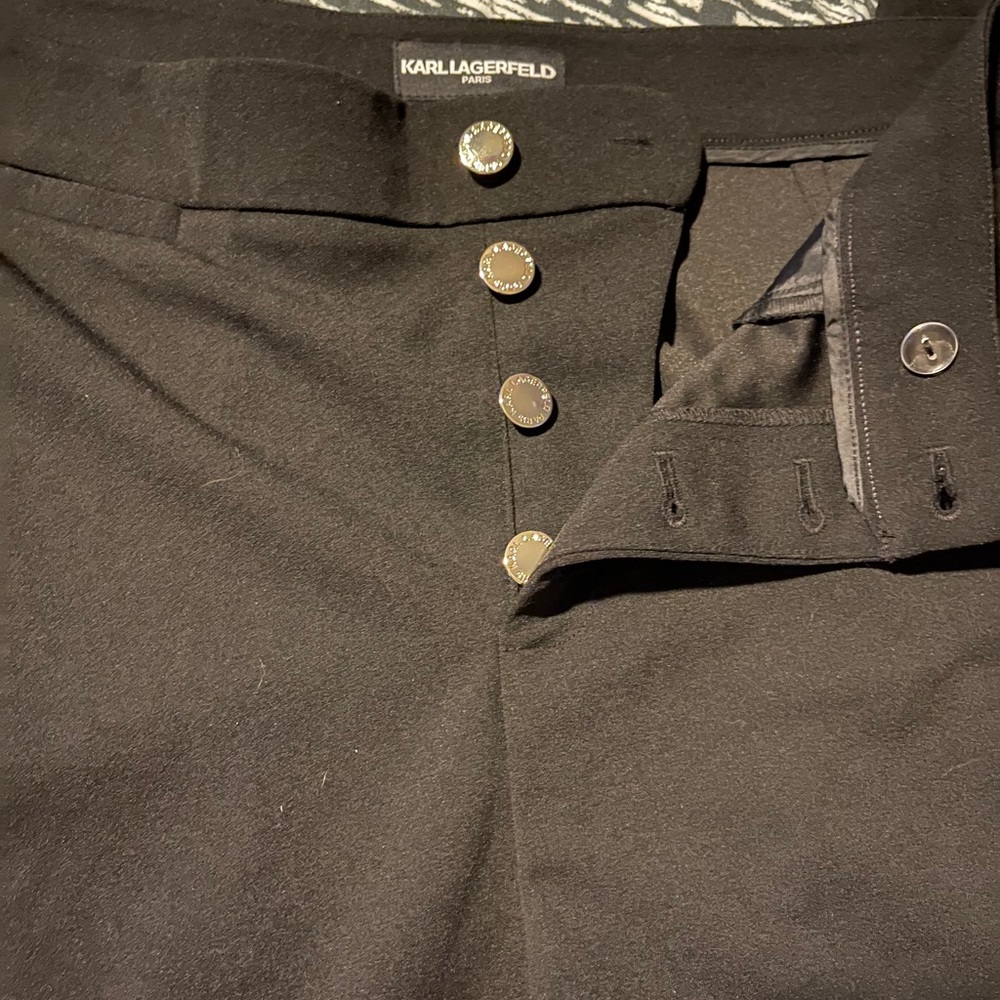 Karl Lagerfeld black dress pants size 12